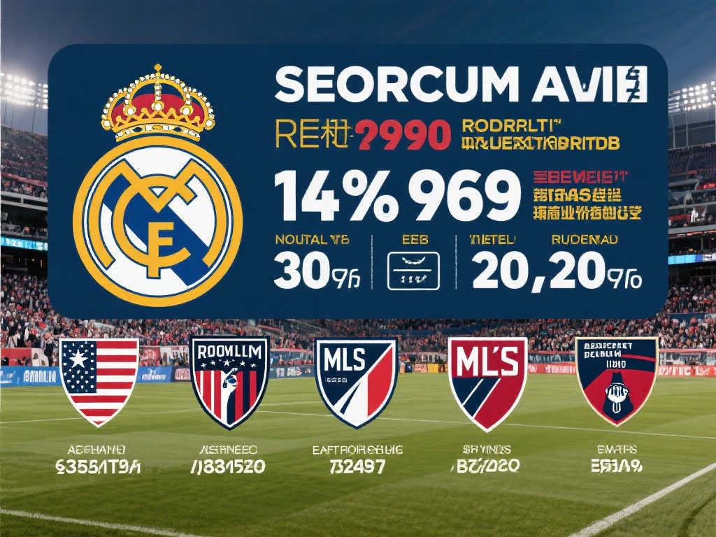 美媒评全球俱乐部价值榜：皇马称霸，美职联五强上榜